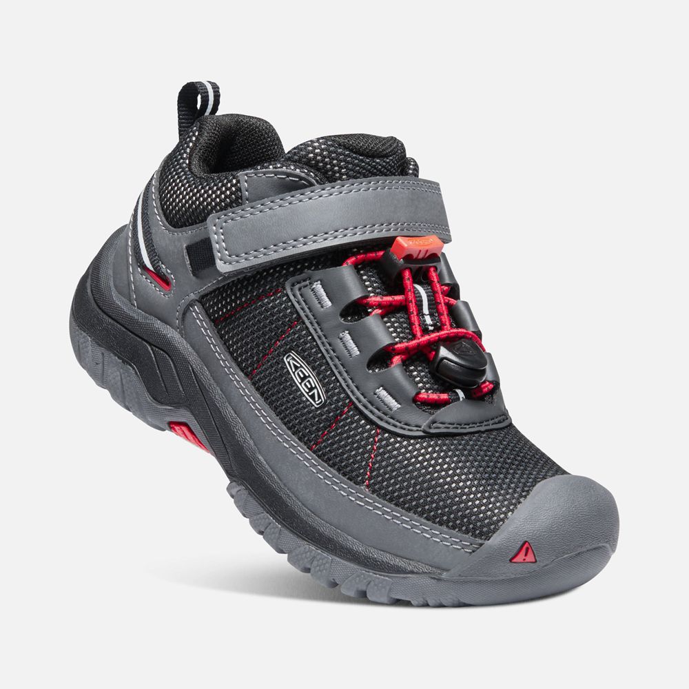 Keen Spor Ayakkabı Çocuk Gri/Kırmızı - Targhee Sport Vent Shoes - Türkiye NXWH71246